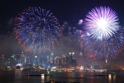 Manhattan fireworks show